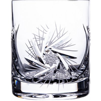 Onte Crystal Broušené sklenice na whisky Větrník 330 ml