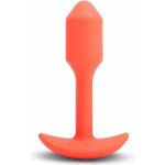 b-Vibe Vibrating Snug Plug 1 oranžový – Zboží Dáma b-Vibe Vibrating Snug Plug 1 oranžový – Zboží Dáma