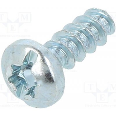 BOSSARD 3148589 Vrut; pro plasty; 3,5x10; Hlava: válcová; plochá,Torx®; TX15,1mm – Hledejceny.cz