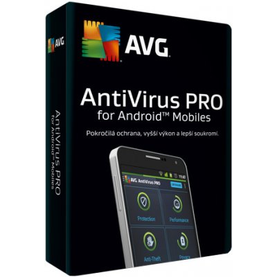 AVG AntiVirus Android Pro 1 lic. 1 rok (DAVDN12EXXL001) – Zboží Mobilmania