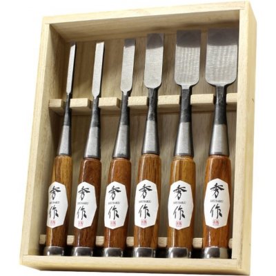 SHUSAKU Sada japonských truhlářských dlát OIRE NOMI, 6 kusů 123/891189C – Zboží Dáma