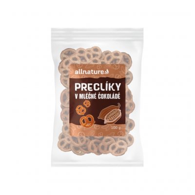 Allnature Preclíky v mléčné čokoládě 100 g – Zboží Dáma