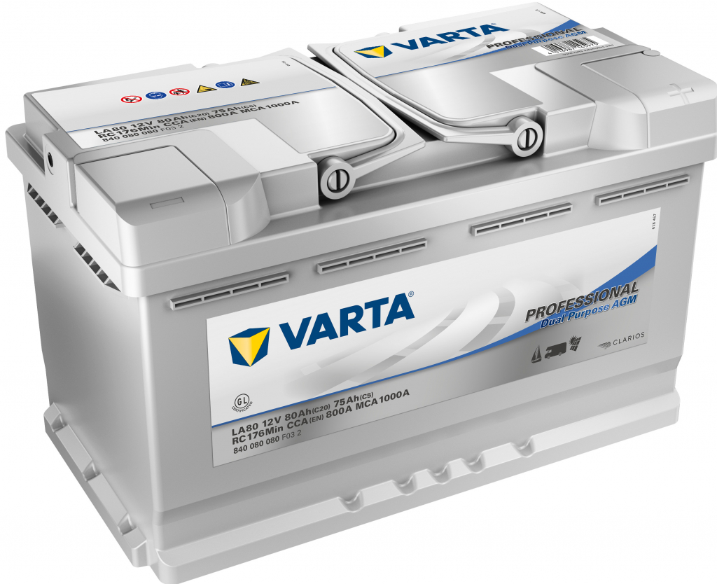 Varta Professional AGM 12V 80Ah 800A 840 080 080