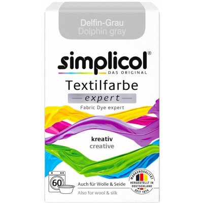 Simplicol barvivo na textil expert 1717 šedá 150g – Zboží Dáma