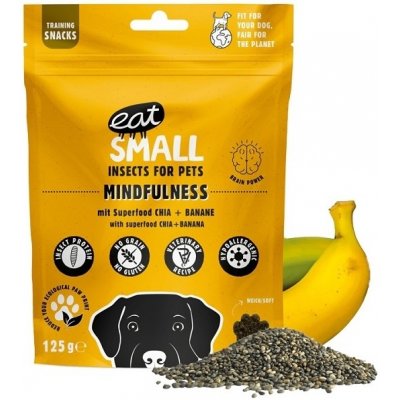 Eat Small Mindfulness hmyzí pamlsky s chia a banány 125 g – Zboží Mobilmania