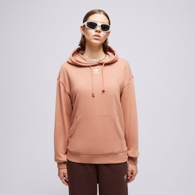 adidas s kapucí Ess+ Hoodie Růžová – Zboží Mobilmania