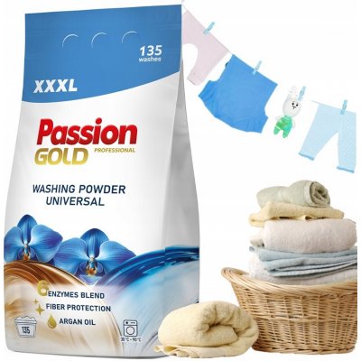 Passion Gold Univerzální Prací Prášek 8,1 kg 135 PD – Hledejceny.cz