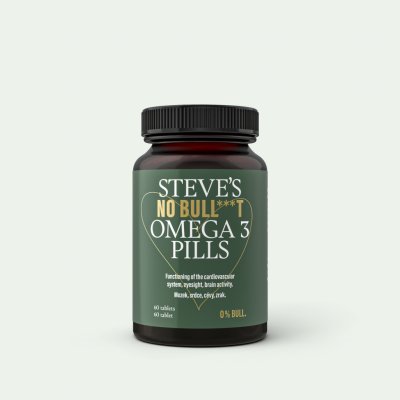 Steve's NO BULL***T Company Stevovy Pilulky Omega 3 60 tobolek – Hledejceny.cz