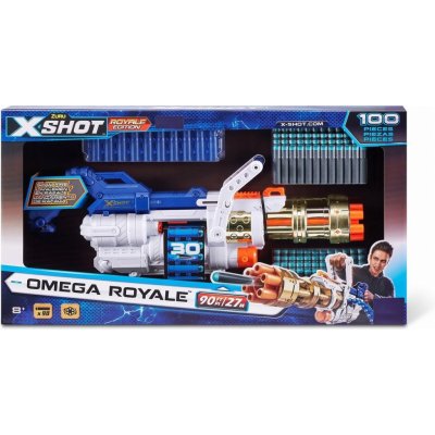 Zuru X-Shot Minigun Omega Royale s 98 náboji 36488 – Zboží Mobilmania