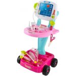 ISO 8245 Lékařský vozík s vyšetřením EKG růžová – Zbozi.Blesk.cz