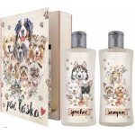 Bohemia Gifts Psí láska sprchový gel 200 ml + šampon na vlasy 200 ml kniha dárková sada – Hledejceny.cz