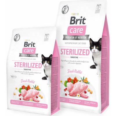 Brit Care Cat Grain-Free Sterilized Sensitive 2 x 7 kg – Zboží Mobilmania