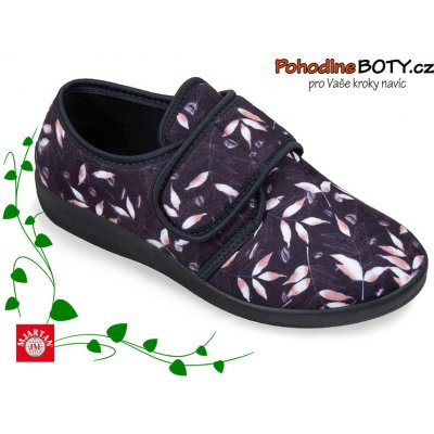 Mjartan pohodlné papuče na suchý zip širší střih 651 – Zboží Dáma