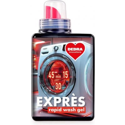 DEDRA EXPRÈS gel na praní na expresní programy 525 ml 15 praní – Sleviste.cz