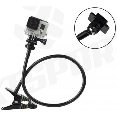 TMC Nastavitelný upínací držák ROLLIN (adjustable clamp mount čelisti pro GoPro) GP236-BK-LONG – Zboží Živě