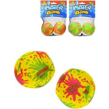 Bomba vodní textilní neon 7cm soft míček na vodu set 2ks 3 barvy