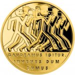 Česká mincovna Zlatý dukát Latinské citáty Gaudeamus igitur Radujme se 3,49 g – Sleviste.cz