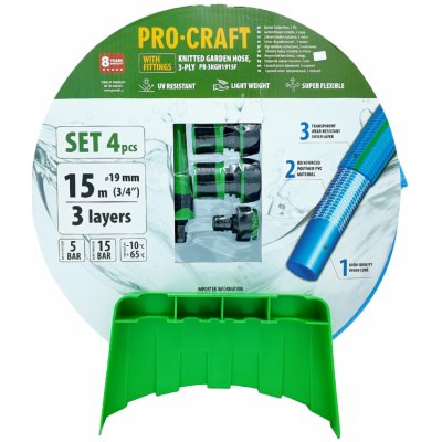 Procraft Modrá 3-vrstvá 3/4" 15m PR-3KGH1915F – Hledejceny.cz