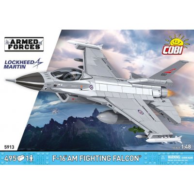 Cobi 5913 Armed Forces F-16 AM FIGHTING FALCON, 1:48, 495 k, 1 f – Zboží Dáma