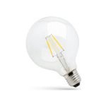 Wojnarowscy LED GLOB G125 E-27 230V 8W COG čip na skle teplá bílá 2700 3300K žluté světlo čirá – Hledejceny.cz