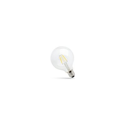 Wojnarowscy LED GLOB G125 E-27 230V 8W COG čip na skle teplá bílá 2700 3300K žluté světlo čirá – Hledejceny.cz