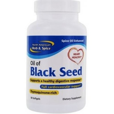North American Herb & Spice Black Seed Olejový extrakt z černuchy seté 90 kapslí