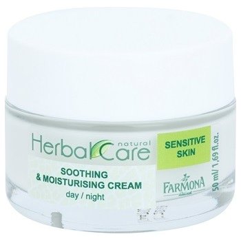 Farmona Herbal Care Chamomile zklidňující krém s hydratačním účinkem Evening primrose oil Hyaluronic Acid Soothing Biocomplex Shea Butter Inutec 50 ml