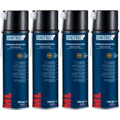 Dinitrol ML penetrační vosk do dutin 4 × 500 ml + prodlužovací tryska 600 mm | Zboží Auto