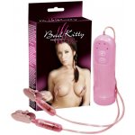 Vibrační skřípce na bradavky Bad Kitty Vibr. Nipple Clips – Sleviste.cz