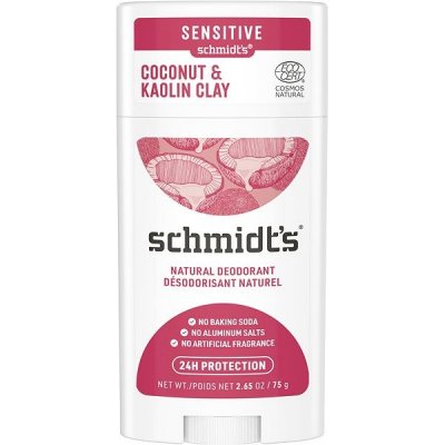 Schmidt's Sensitive Kokos + kaolinový jíl deostick 58 ml