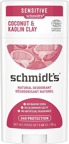 Schmidt\'s Sensitive Kokos + kaolinový jíl deostick 58 ml