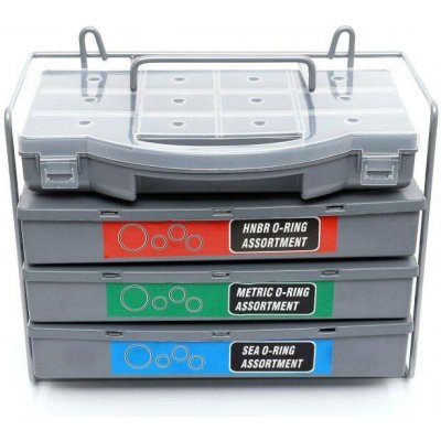 Těsnící O-kroužky sada 419 ks KD10504 KRAFT&DELE – Sleviste.cz