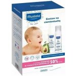 Mustela Bébé pěnový šampon pro děti od narození 150 ml + krém na šupiny ve vlasech 40 ml dárková sada – Zboží Mobilmania