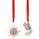 Rosenthal Vánoční set porcelánové Mini ozdoby zvonek koule Štědrý večer 5 Ø 4,5 cm 02480-727412-28620 – Hledejceny.cz