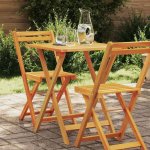 OMAXI 784629 Skládací zahradní stůl Skládací Přírodní 60 x 60 x 72 cm – Hledejceny.cz