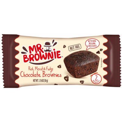 Mr.Brownie Brownies s belgickou čokoládou 50 g – Zboží Dáma