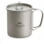Naturehike titanový hrneček s pokličkou 450ml – Zboží Dáma