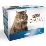 Diana eco Cat rybí kousky v omáčce 12 x 100 g – Sleviste.cz