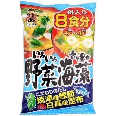 Miko instantní miso zeleninová polévka a s wakame 156 g – Zboží Dáma