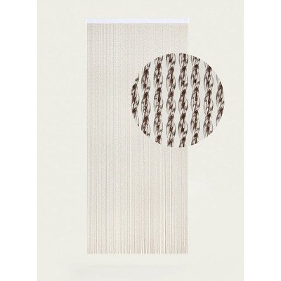 Závěs do dveří NICA 90x210 cm hnědý – Hledejceny.cz
