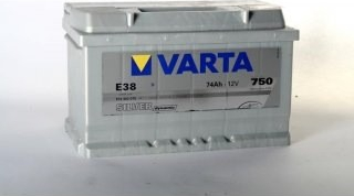 VARTA E38 Silver Dynamic 12V 74Ah 750A Autobatterie 574 402 075