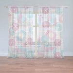 Sablio Záclony Roztomilí ptáčci: 2ks 150x250cm – Zboží Mobilmania