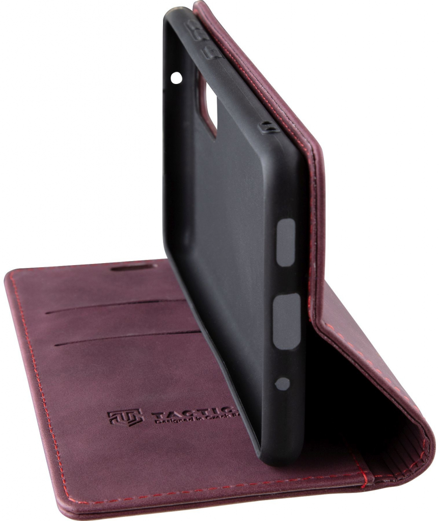 Pouzdro Tactical Xproof flip Xiaomi Poco X4 Pro 5G Burgundy