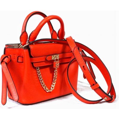 Michael Kors dámská kabelka HAMILTON LEGACY 35S3G9HC0L OPTIC ORANGE XS BELTED XBODY LEATHER