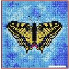 Vyšívací předloha Předloha vyšívací Motýl 1 15x15cm