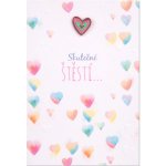 Albi Přání s broží - Srdce – Zboží Dáma