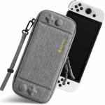 Tomtoc cestovní pouzdro Accordion Nintendo Switch / OLED, šedá TOM-A0531G1 – Zboží Živě