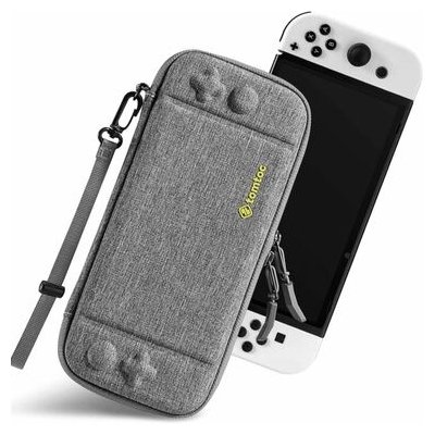 Tomtoc cestovní pouzdro Accordion Nintendo Switch / OLED, šedá TOM-A0531G1 – Zboží Živě
