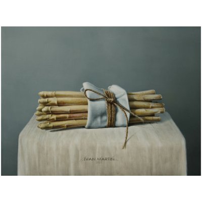 Ivan Martin | Chřest Rám: Bílý, Velikost: 40 x 60 cm – Zboží Mobilmania