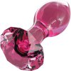 Anální kolík LOLO anální kolík skleněný růžový křišťál